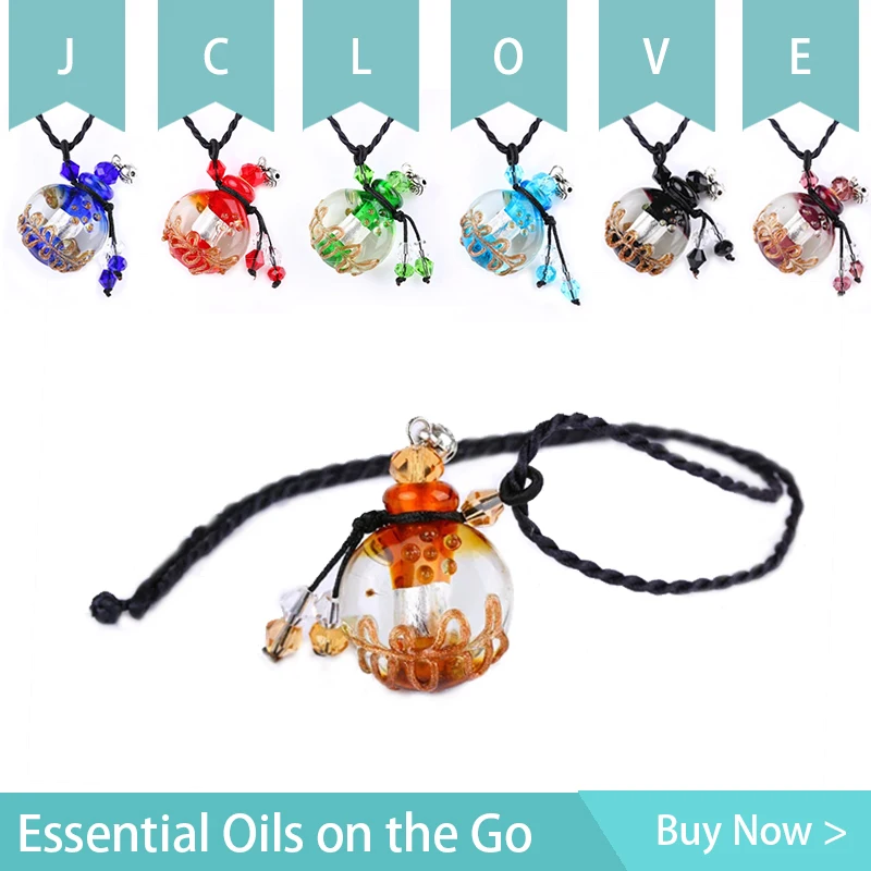 Кулон Цепочки и ожерелья для эфирных Масла бутылки аэрозольный распылитель