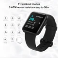 Xiaomi Mi часы Lite Bluetooth Смарт-часы GPS 5ATM, водонепроницаемые Смарт-часы фитнес-монитор сердечного ритма mi band глобальная версия