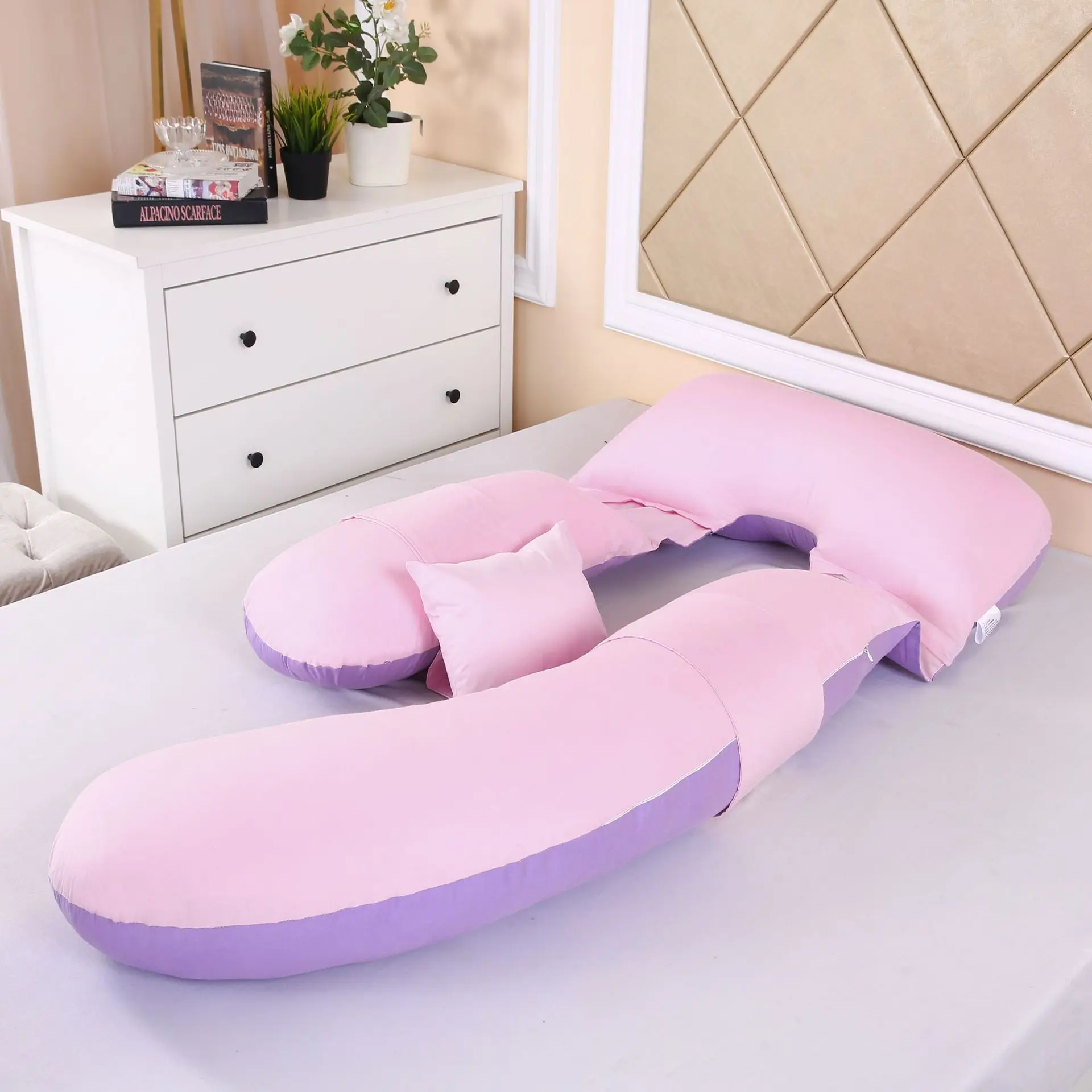 Большая Подушка для беременных женщин пэчворк поддержки сна полноразмерная