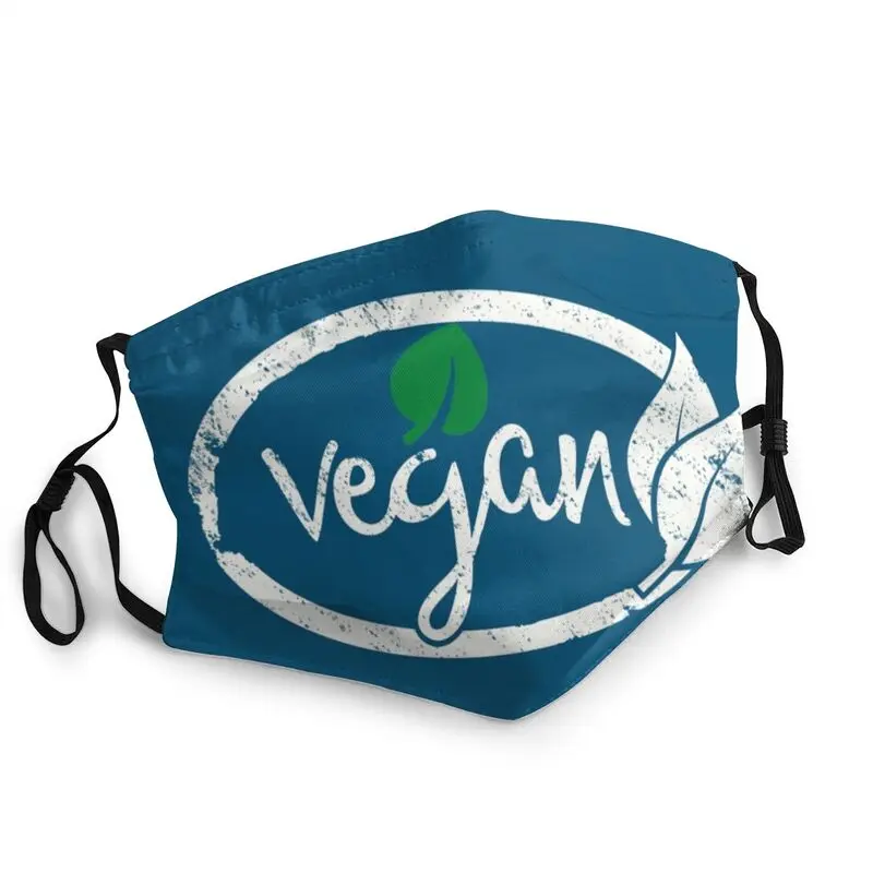 

VEGAN Green Design Face Mask Men Anti Dust Mask Protection Respirator Washable Mouth Muffle