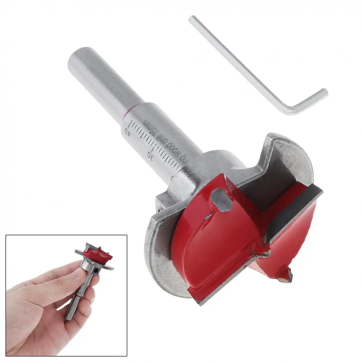 35 мм твердосплавный шарнирный резак для позиционирования Древесины Сверло