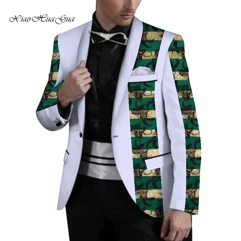 Мужской свадебный Блейзер модная африканская Дашики Мужская одежда свадебное
