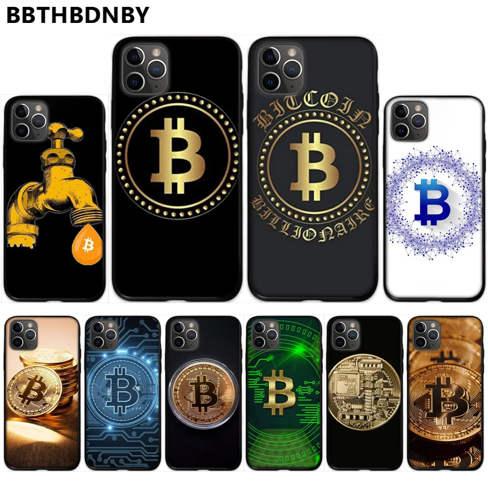 Мягкий черный чехол для телефона с надписью I Love Accept Биткоин iphone 5 5S SE 5C 6 6S 7 8 plus X XS XR