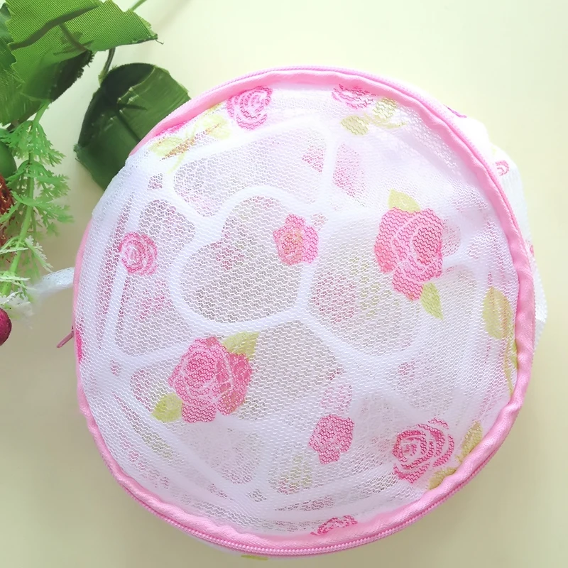 

Rose Printing Washing Bag Washing Bra Socks Underwear Zippered Lingerie Laundry Bag Dirty Laundry Bag For Clothes Wash Tools