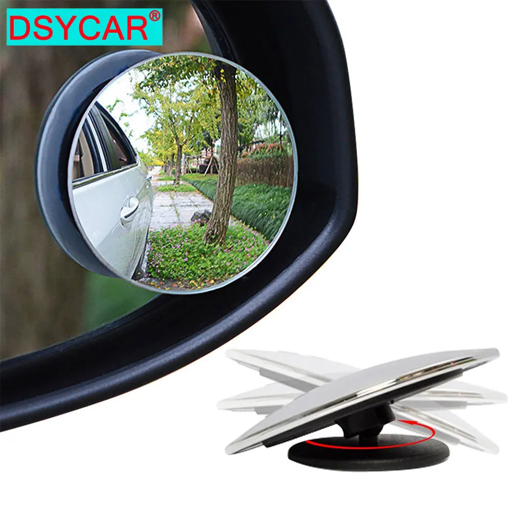 DSYCAR 1Pair Blind Spot Mirror Auxiliary Rearview HD Convex Suitable for All Universal Vehicles Cars and Drivers | Автомобили и
