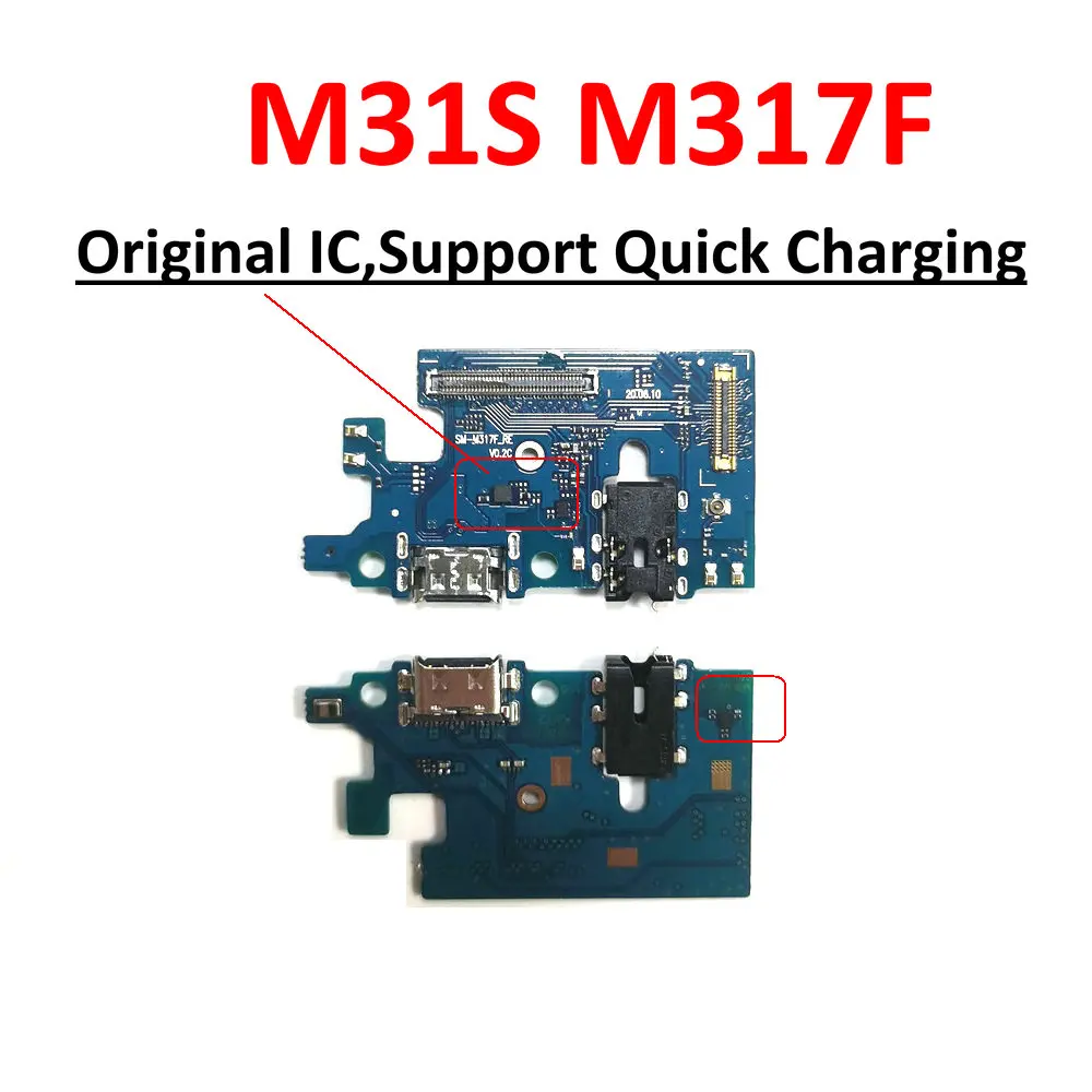 

New Quick Charging Charging Port Board for Samsung Galaxy M31s M317F Mobile phone Repair Parts