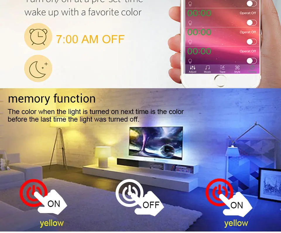 Затемняемый E27 светодиодный Bluetooth 4,0 умная лампа Wifi управление приложением RGB+ W RGB+ WW 15W AC85-265V сменный цвет