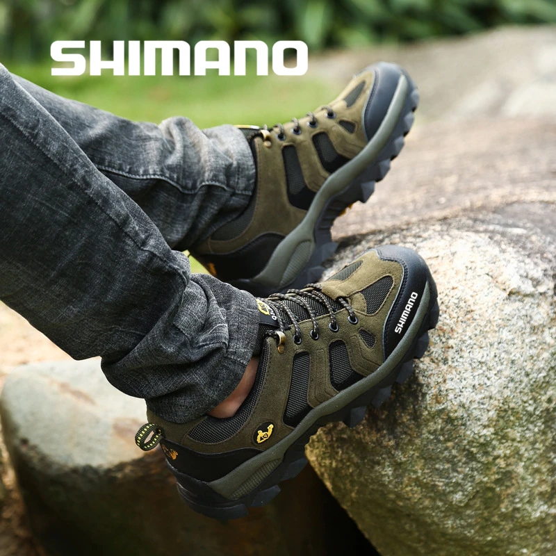 

Men's Autumn Winter New Fashion SHIMANO Fishing Shoes Anti-skid Outdoor Shoes Hiking Shoes Sports Shoes Trail Running Shoes