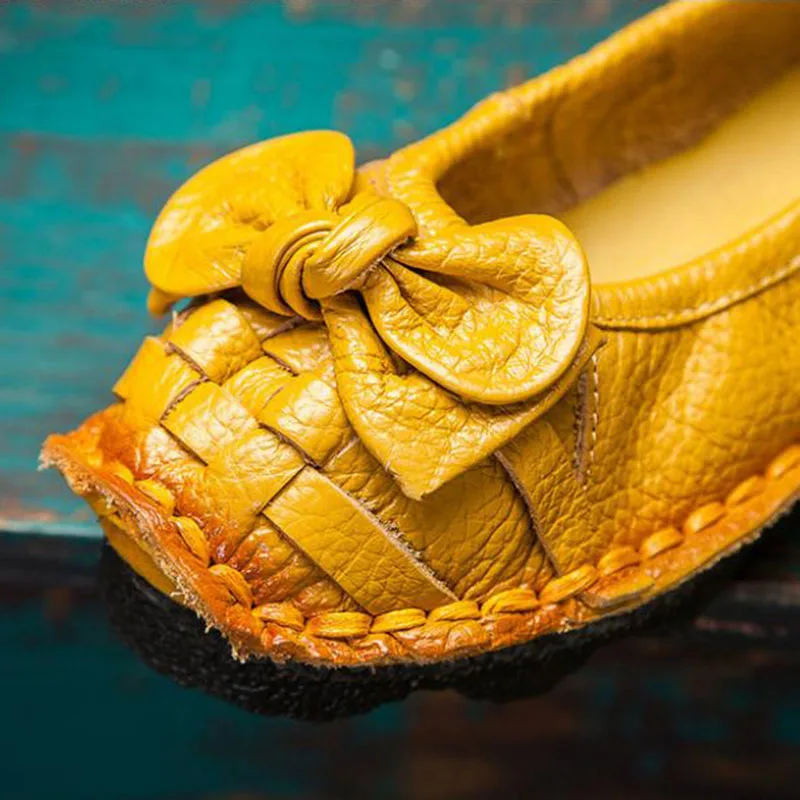 CEVABULE/Женская обувь ручной работы из натуральной кожи Тонкие кожаные туфли на