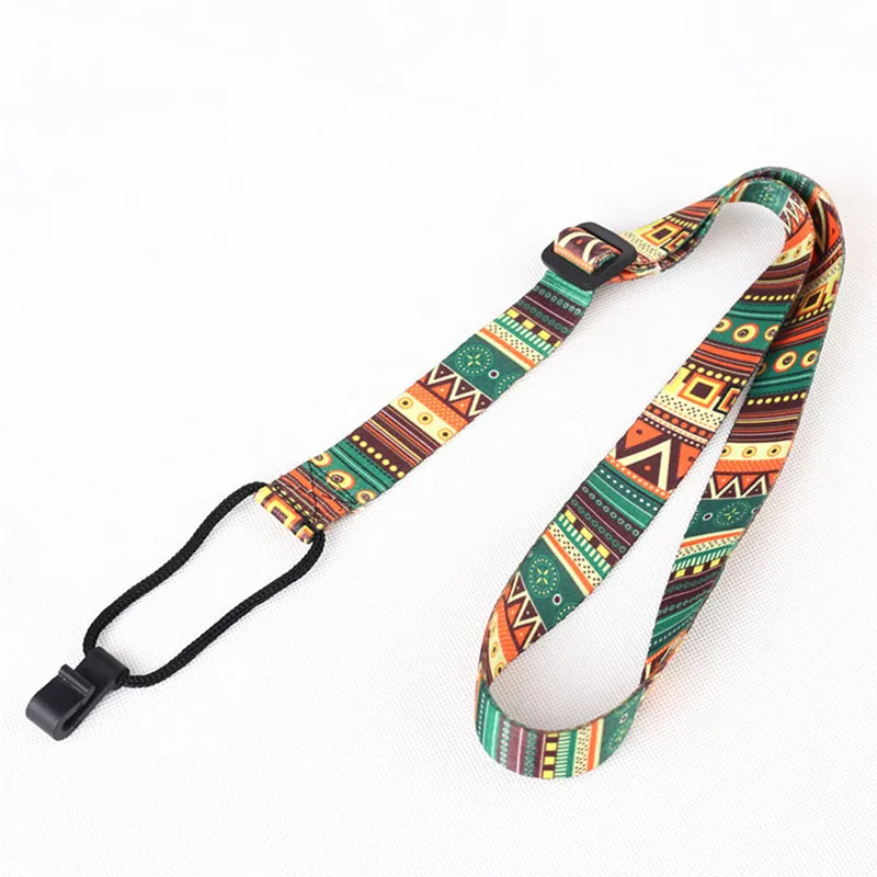 

Colorful Printing Ukulele Strap Thermal Transfer Weave Ribbon Durable Guitar Belt Musical Instrument Accessories