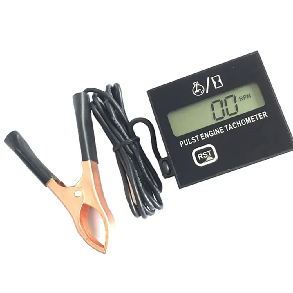 

Chainsaw High Tachometer Gasoline Engine Plastic High-Speed Meter Digital Display Inductive Pulse Speedometer 1 Piece