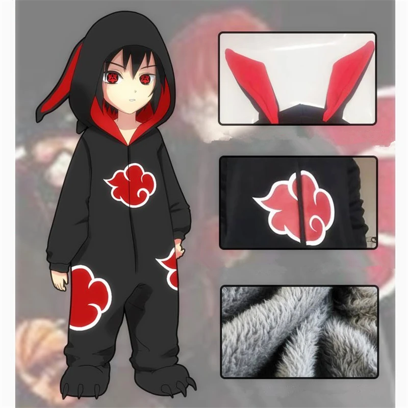 Костюм для косплея аниме Hokage Akatsuki одежда сна унисекс из японского зимняя