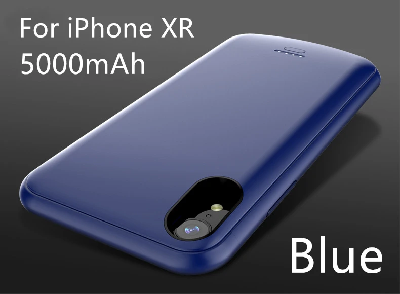 Чехол для зарядного устройства для iPhone SE 5 5S, 4000 мА/ч, внешний аккумулятор для зарядки, чехол для iPhone 5, 6, 7, 8 X XS, MAX, чехол для аккумулятора s - Цвет: For iPhone XR