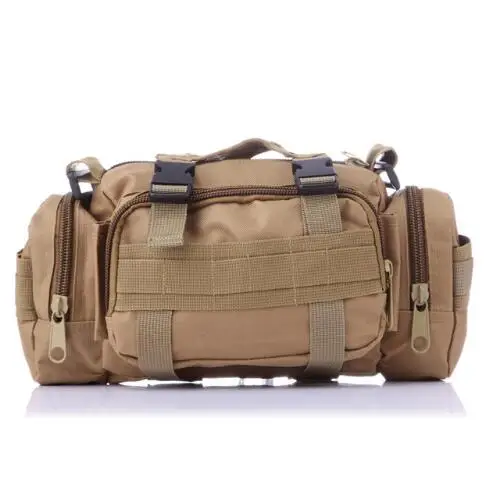 Khaki 3л военный тактический рюкзак для наружного использования Molle штурмовой SLR рюкзак для фотоаппарата багаж вещевой мешок для путешествий кемпинга Пешие прогулки сумка через плечо 3 использования - Цвет: Khaki