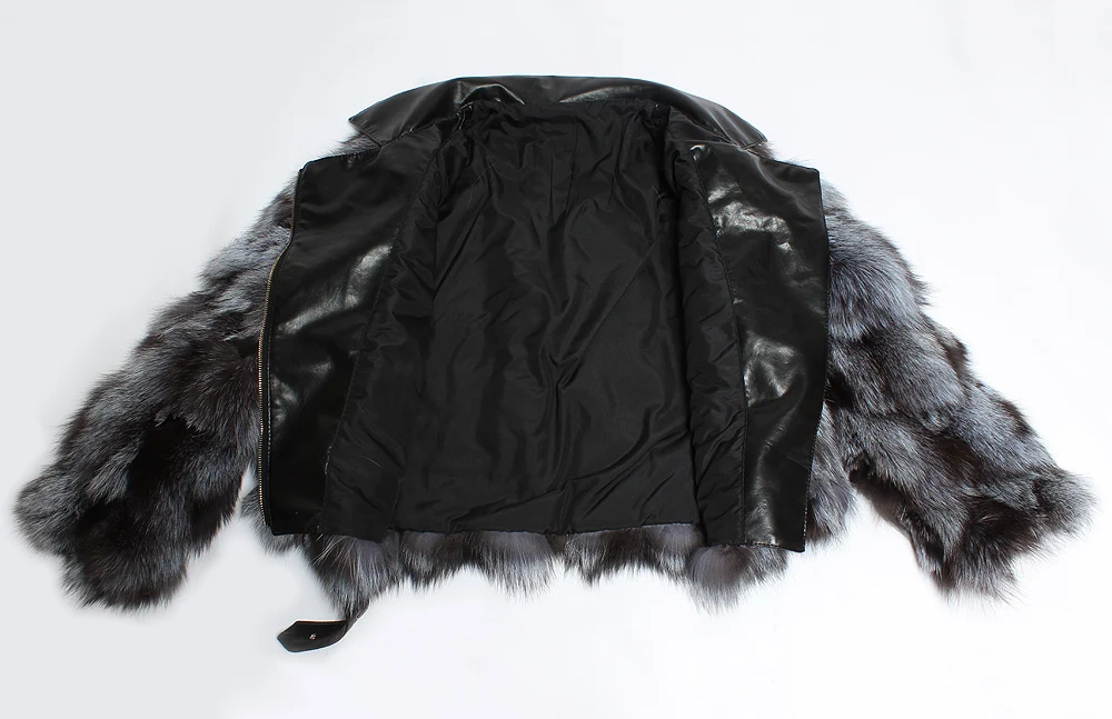 Роскошные российские женские шубы из натурального Меха чернобурки зимнее теплое