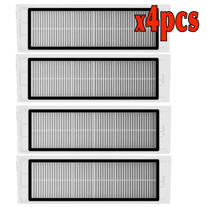 4pc filter 4* HEPA фильтр+ 8* боковая щетка+ 4* основная щетка для Xiaomi Mi робот 1/2 поколения Roborock S50 S51 Запчасти для пылесоса Замена - Цвет: 4pc filter