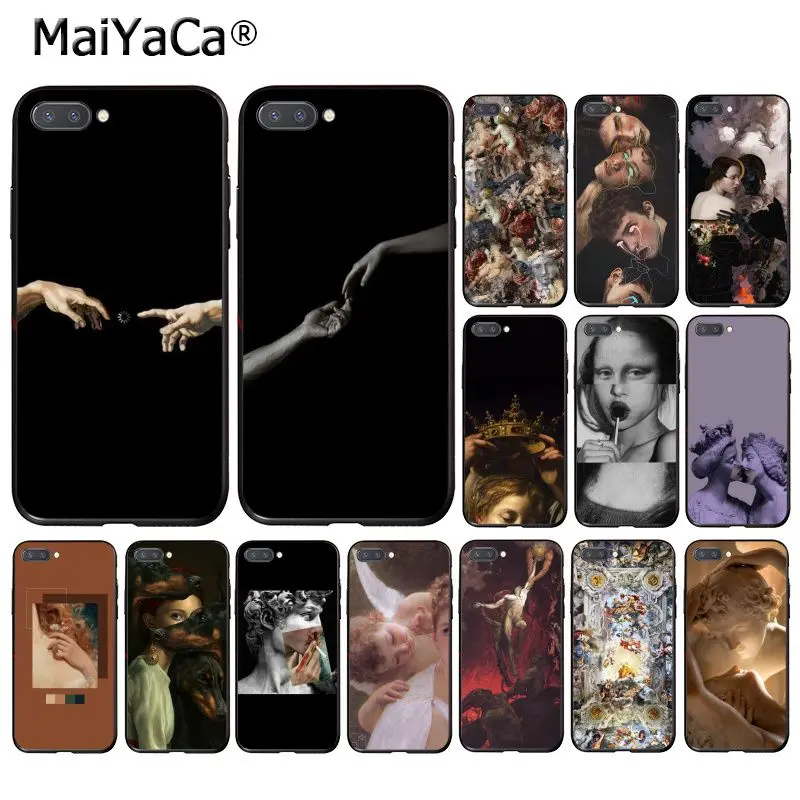 

MaiYaCa Vintage Plaster Statue David aesthetic Art Phone Case for Huawei Honor 8X 9 10 20 Lite 7A 8A 5A 7C 10i 20i 9X play 8C