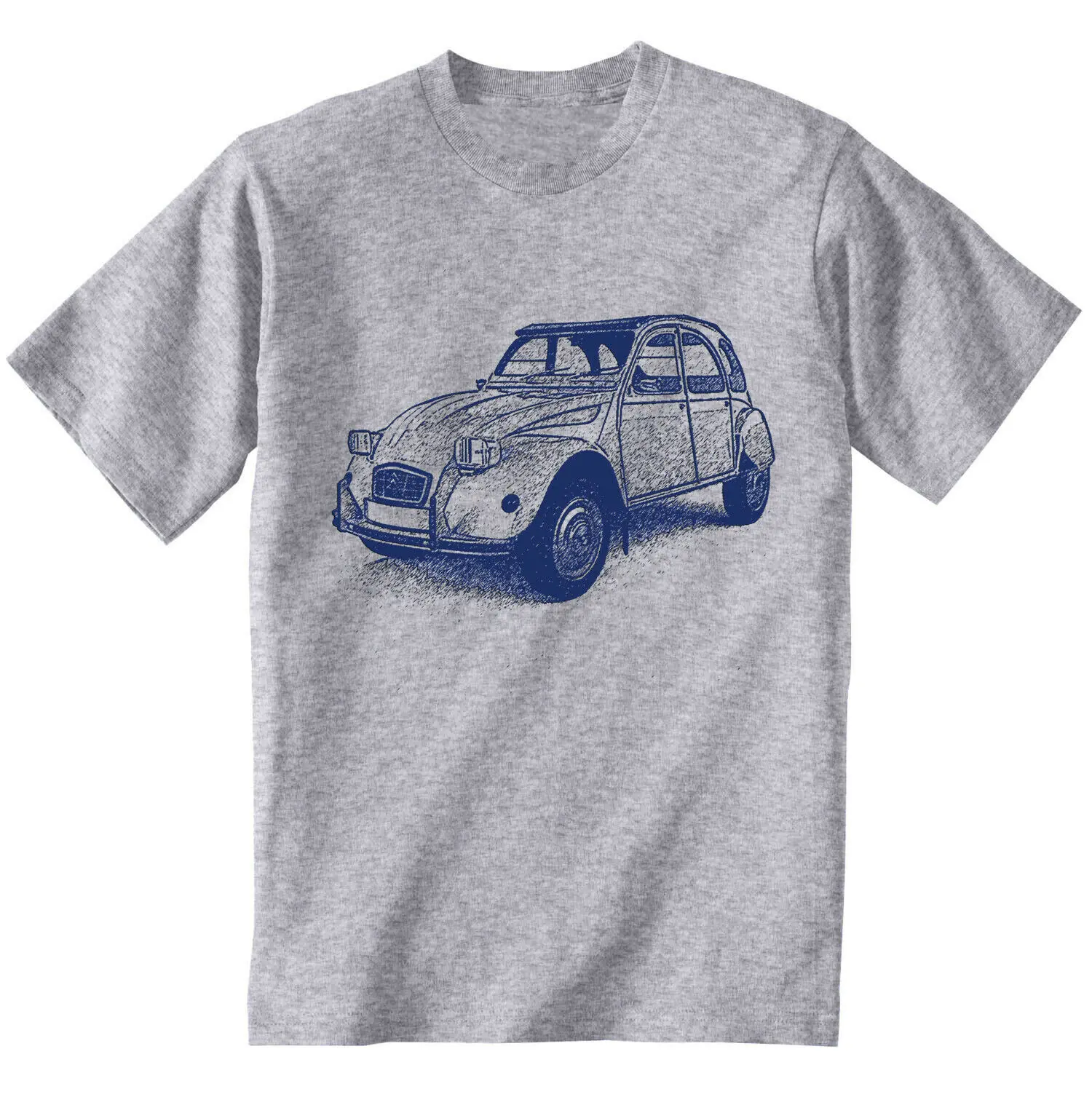 Новинка 1973 серая хлопковая Футболка французского автомобиля все размеры|Мужские