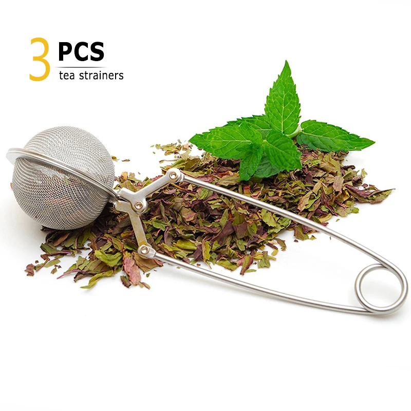 Ситечко для заваривания чая из нержавеющей стали 3 шт.|Чайные ситечки| |