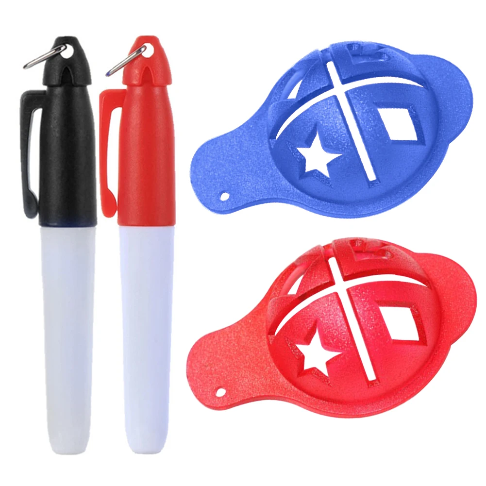 

Golf Golf Ball Line Liner Marker Alignment Marks Pen Template Drawing Aids Tools for Outdoor Exercise Sport Decoration