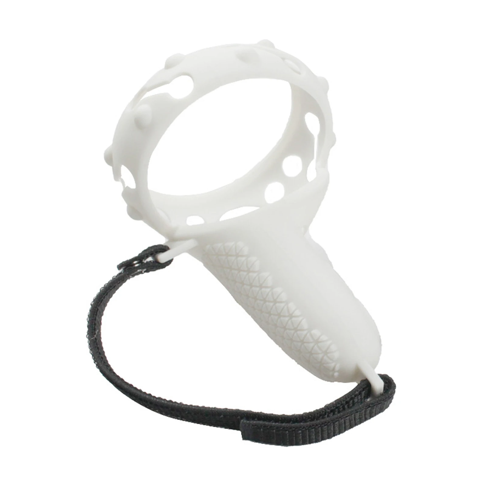 

Press Controller Silicone Grip Ring Cover+Adjustable Hand Strap+Thumb Caps for Oculus Quest 2 VR Handle Accessory