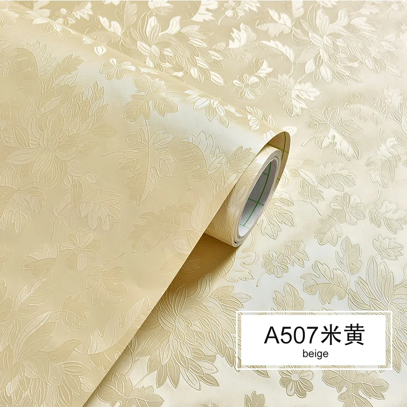 

3D embossed self-adhesive wallpaper European pastoral style waterproof and antifouling environmental protection material W26