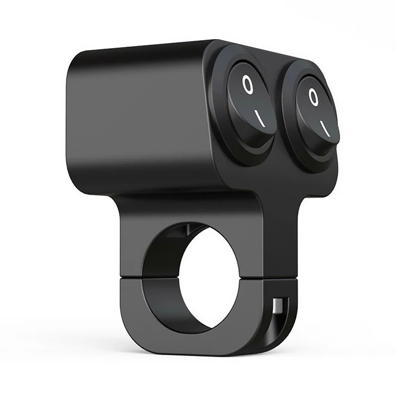 

TiOODRE New Handlebar Motorcycle Double Control Switch Universal Electric Bike Dual Button Switches For Moto Headlight Indicator