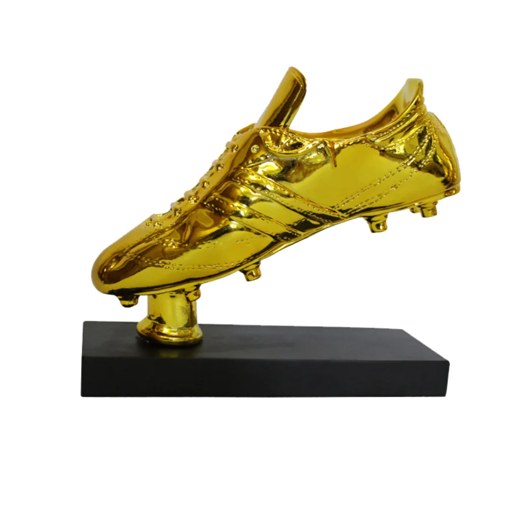 

Размер 1:1, Золотые футбольные ботинки трофей для обуви, Реплика, золотые ботинки, награда, футбольная обувь, фанаты, сувенир