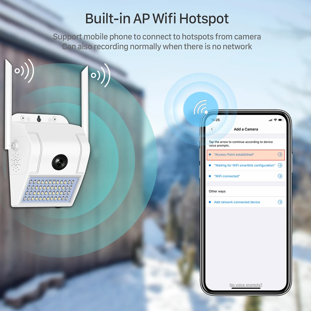 Уличная Wi Fi камера 1080P HD настенная уличная лампа водонепроницаемое Беспроводное