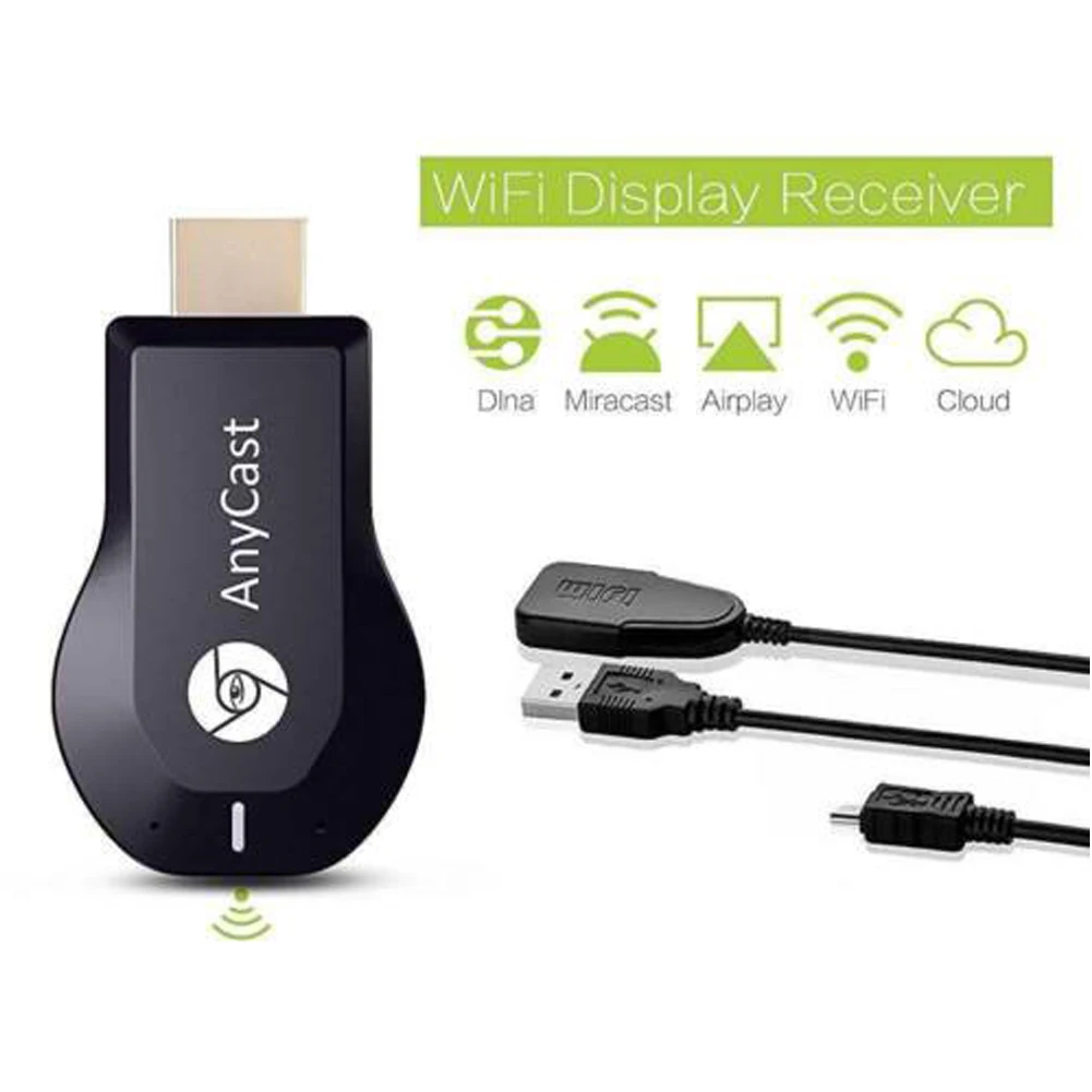 Wi-Fi дисплей приемник AnyCast M2 Plus ключ Airplay Miracast HDMI tv DLNA 1080P