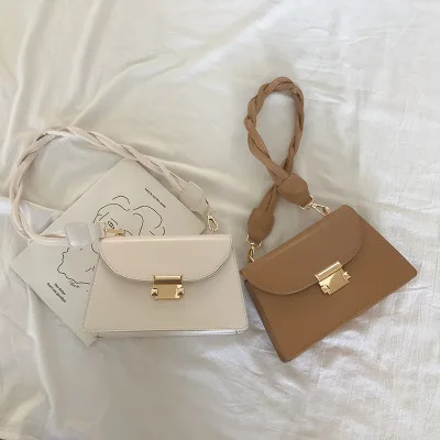 

New Trendy Small Square Bag Luxury Brand Messenger Bag Wild Pu Leather Shoulder Bag Fashion Handbag crossbody bags for women