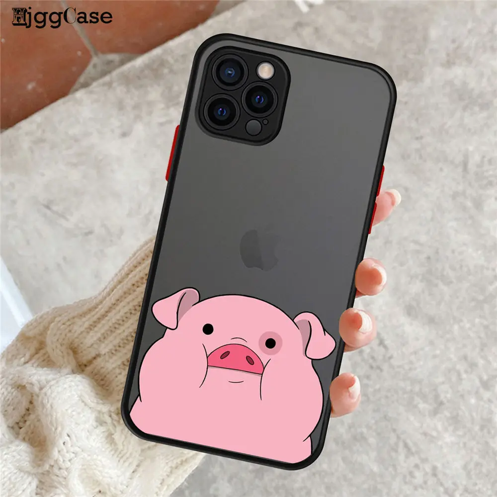 Противоударный матовый чехол для iPhone 11 12 Pro Xs Max XR X 6 7 8Plus SE Mini