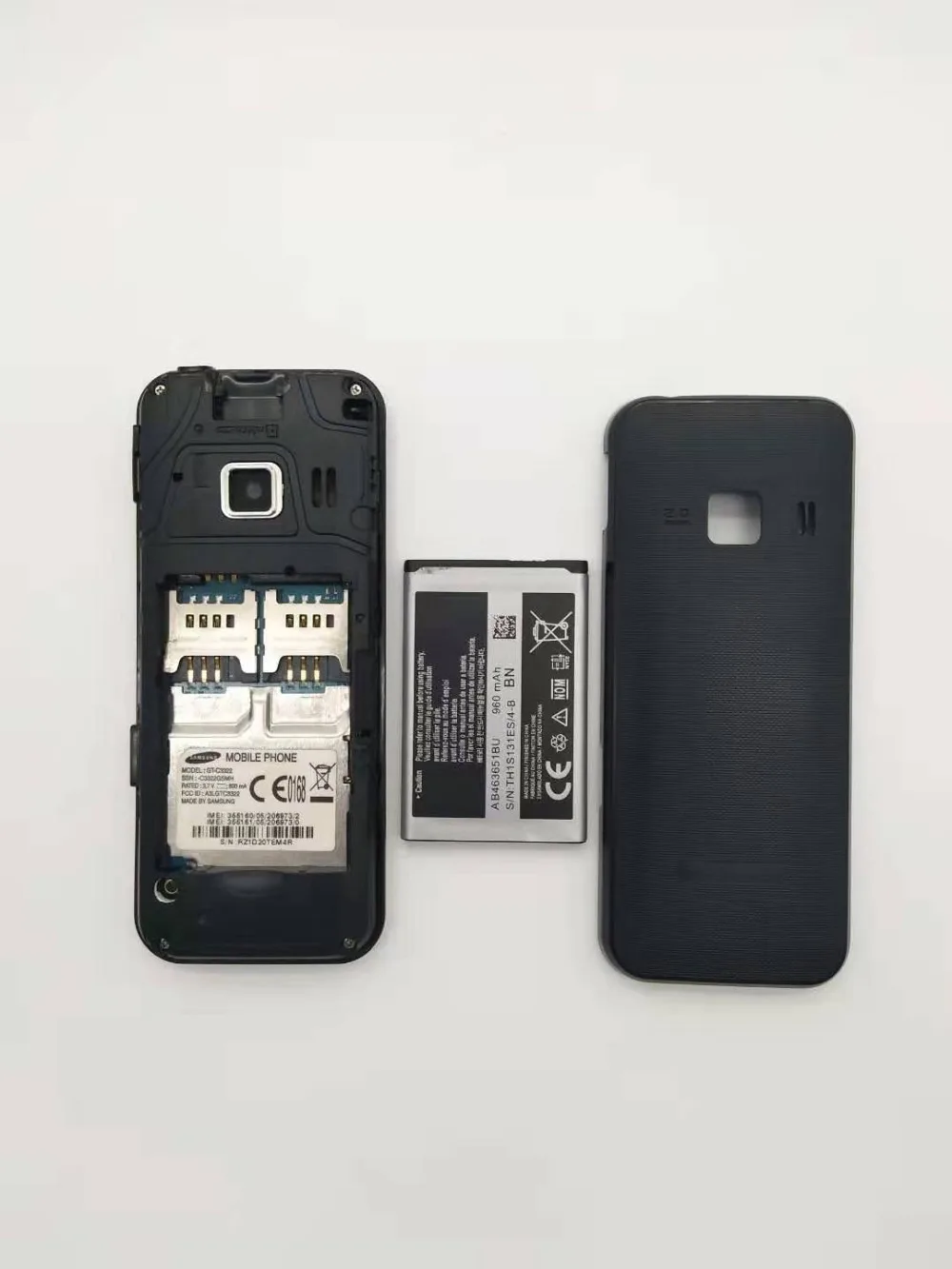 C3322 разблокированный samsung C3322 GSM Две sim-карты FM Bluetooth FM радио Мобильный телефон