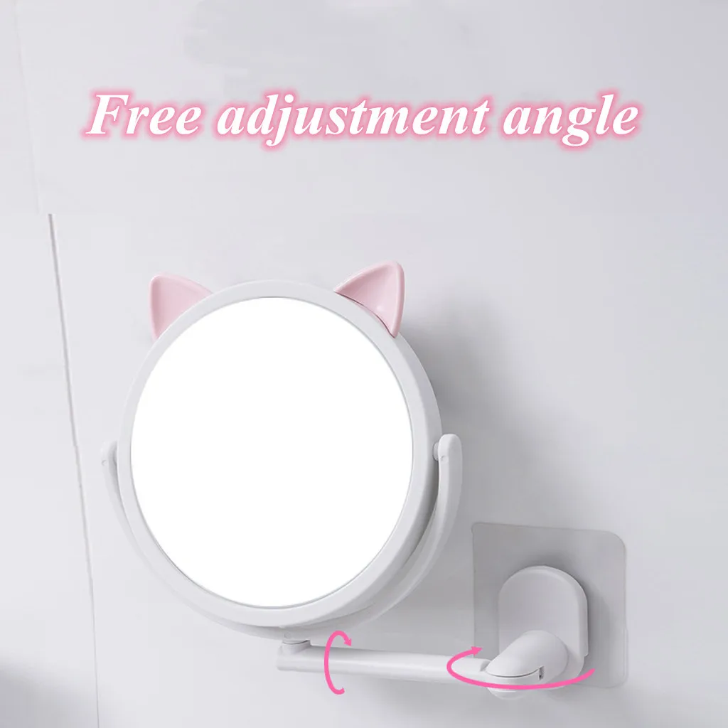 Новый не оставляющая следов зеркало перфорация телескопическое для макияжа