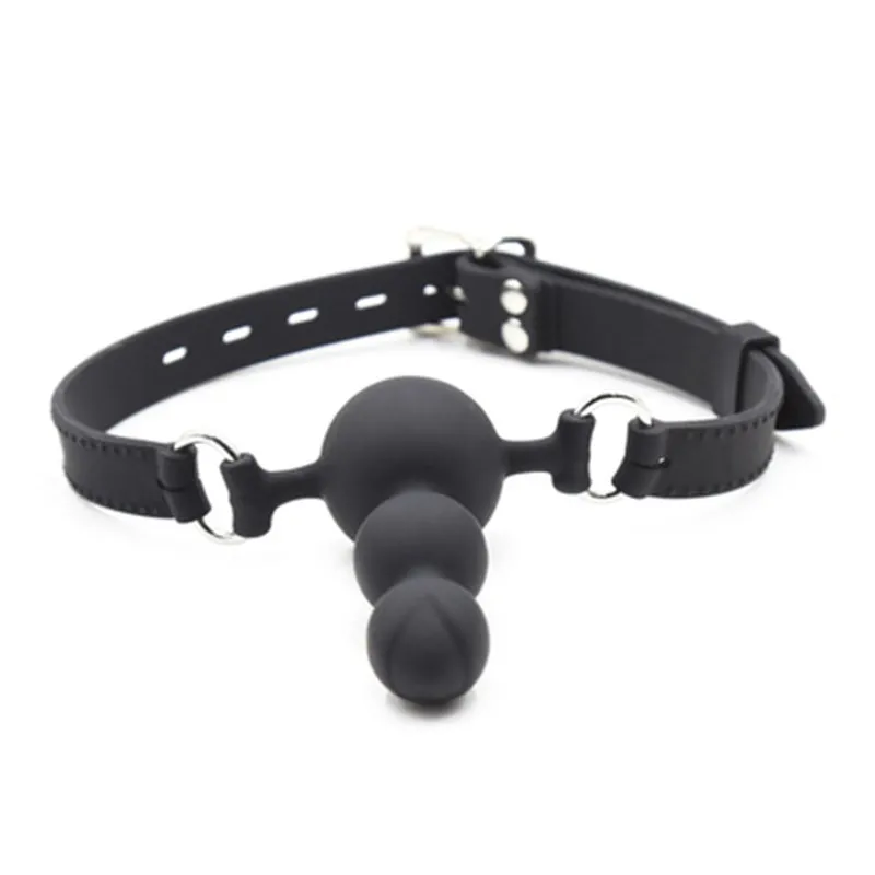Sex Toys Open Mouth Gag Silicone Ball penis Bondage Restraints Adult Game Oral Fixation BDSM Stuffed Slave for Couples | Красота и