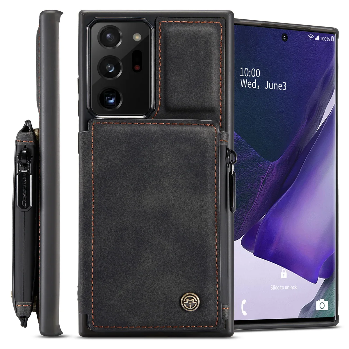 Роскошный кожаный чехол бумажник для Samsung Galaxy A51 A71 S8 S9 S10 Note10 S20 S21 Plus Note20