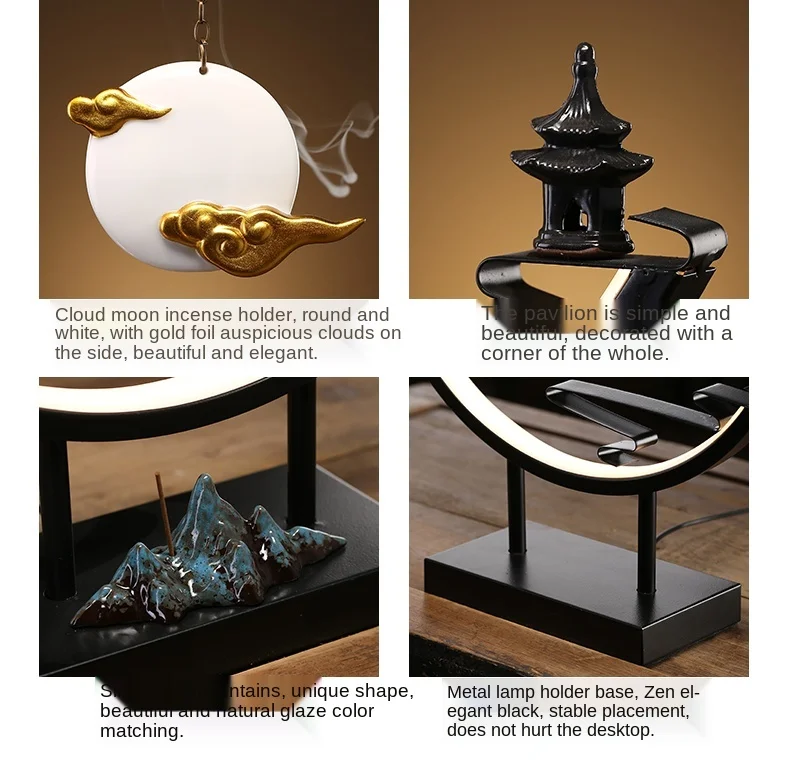 

zq Neo Chinese Style Ornaments High-End TV Cabinet Zen Creative Hallway Home Decorations