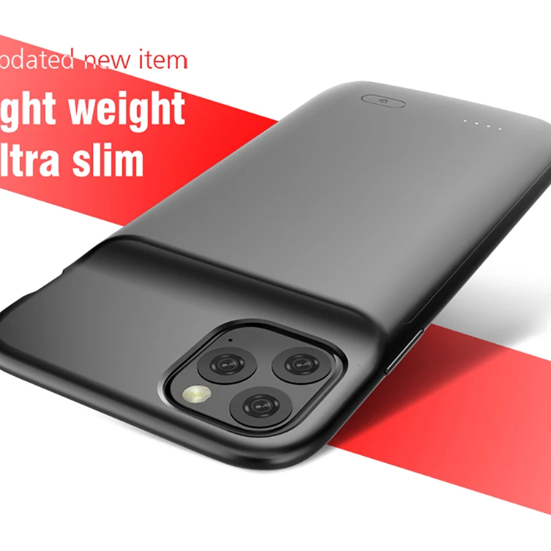 Leioua 5000 мАч банк питания чехол для iPhone 11Pro 11Pro Max резервный аккумулятор крышка для iPhone 11 Расширенный телефон контейнер для аккумуляторных батарей