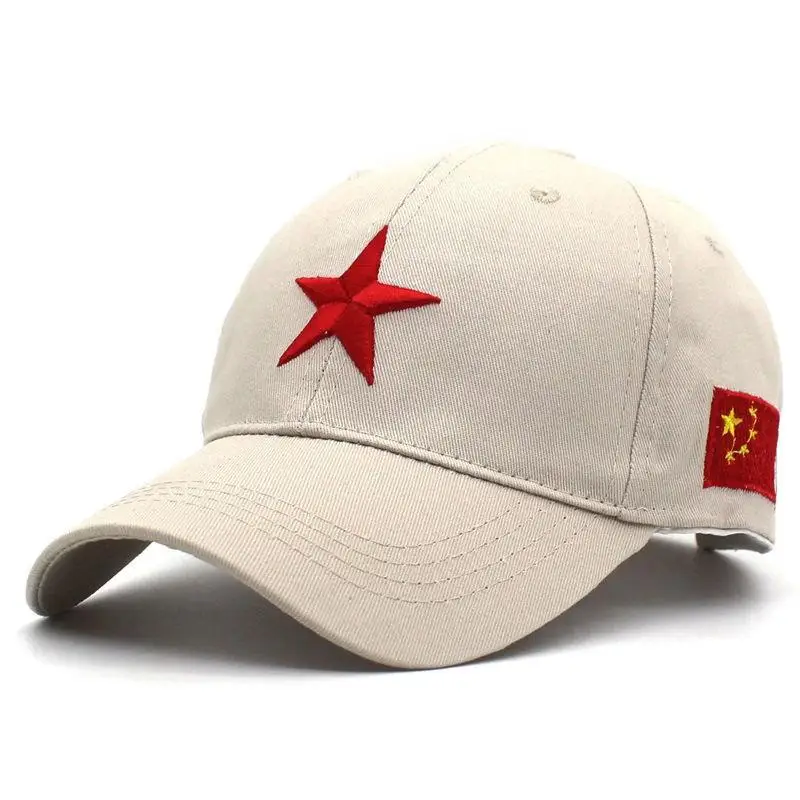 

2020 Cartoon Chinese Flag Casquette Baseball Cap Adjustable Snapback Hats for Men and Women 203