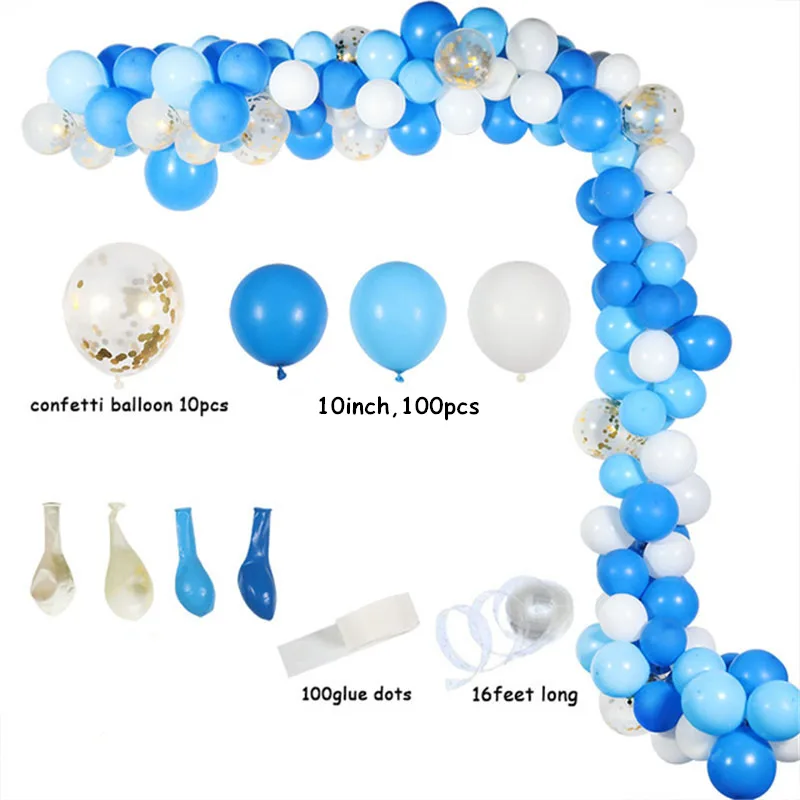 112pcs 100 шт./компл. розового цвета белого золота шары арки гирлянды Baby Shower девичник День рождения фон хром балон отделка Globos - Цвет: 112pcs
