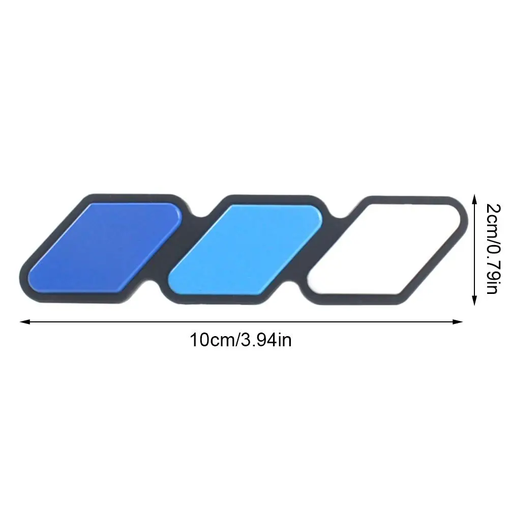 

Car Badge Tri-color Grille Sticker Auto Exterior Decor Tools Film Shiny Car Accessories For Tacoma/4Runner/Tundra Universal
