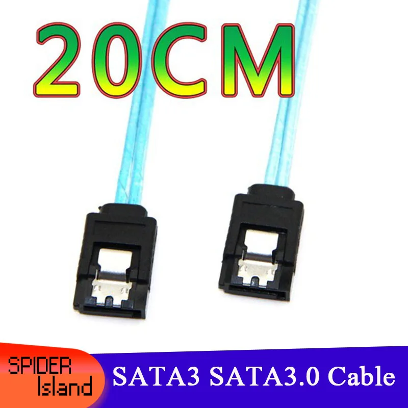 

Новинка SATA III SATA3 SATA3.0 Кабель для передачи данных прямой кабель для жесткого диска (6 Гбит/с) Бесплатная доставка синий цвет 20 см