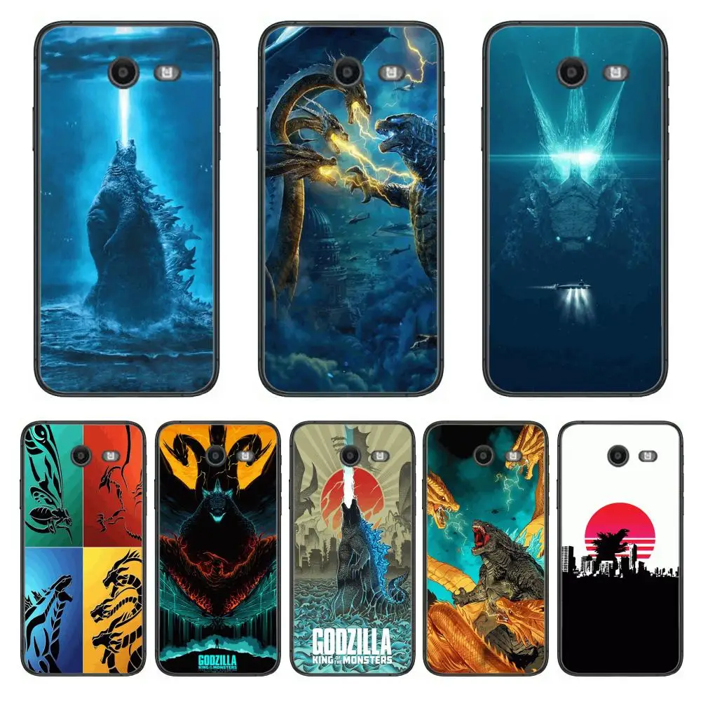 

Excellent Monster Lizard Phone Case Hull For Samsung Galaxy J 4 3 5 6 7 8 EU 2018 Plus 2017 Black Shell Art Cell Cover TPU
