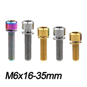 Титановый Ti-болт Xingxi M6x16, 18, 20, 25, 35 мм, экран с шайбами для велосипеда, зажим штока дискового тормоза, велосипедные аксессуары, крепежи
