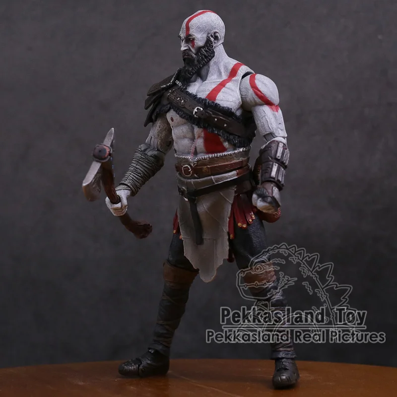 Оригинальная экшн фигурка God of War 4 Kratos из ПВХ Коллекционная модель игрушки 7