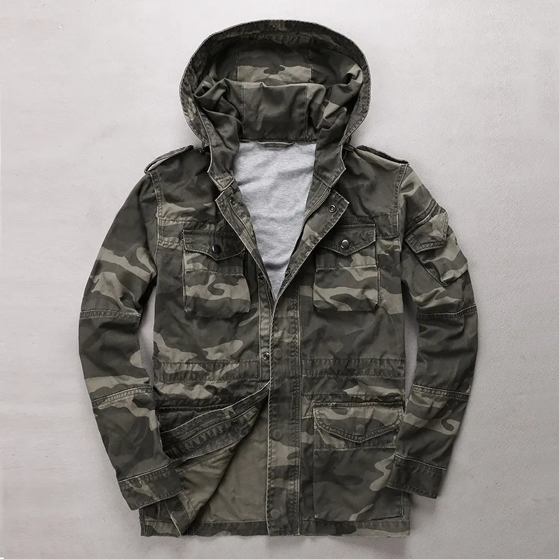 Мужская камуфляжная куртка карго MORUANCLE тактическая в стиле милитари с