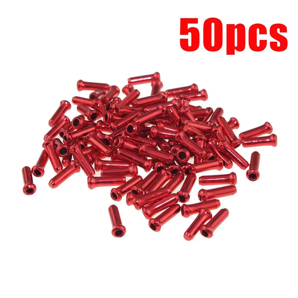 

50Pcs Bicycle MTB Brake Wire End Core Caps Cable Aluminum Cover Gear Bikes Parts Cycling Equipments Bicycle Accessory 40P