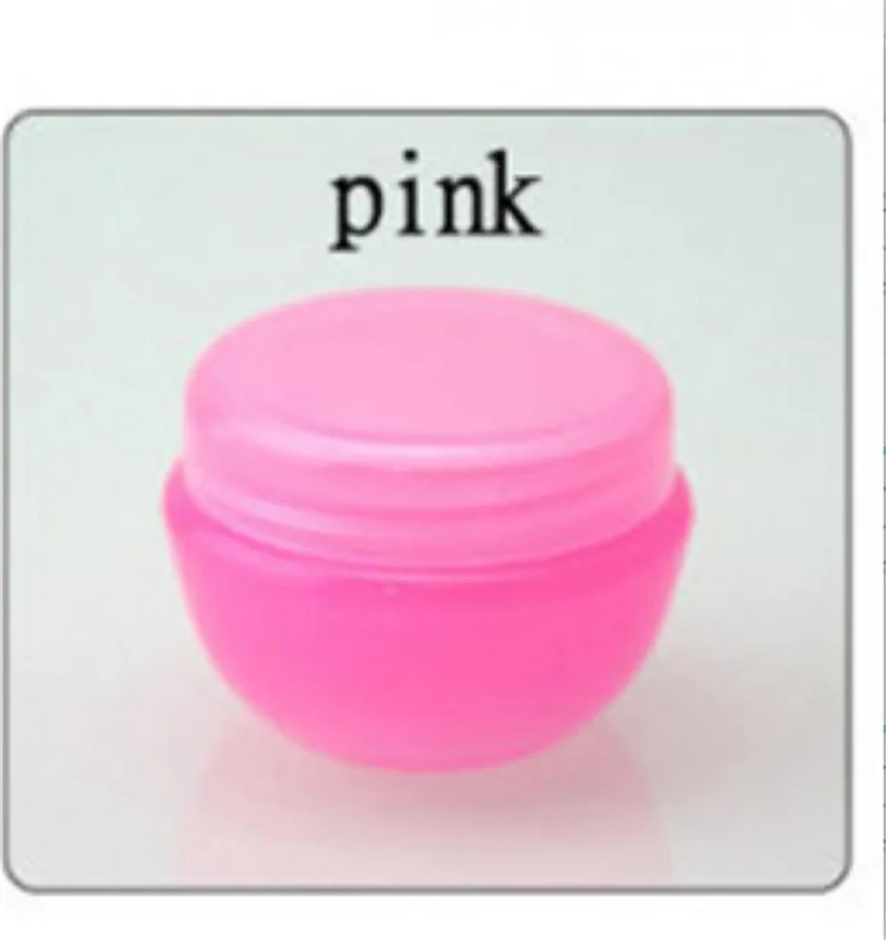pink 5 цветов 5 шт. пластиковые бутылки для многоразового использования Пустая палитра банка для пищевых продуктов путешествия крем для лица/лосьон/косметический контейнер Объем 5 г - Цвет: pink