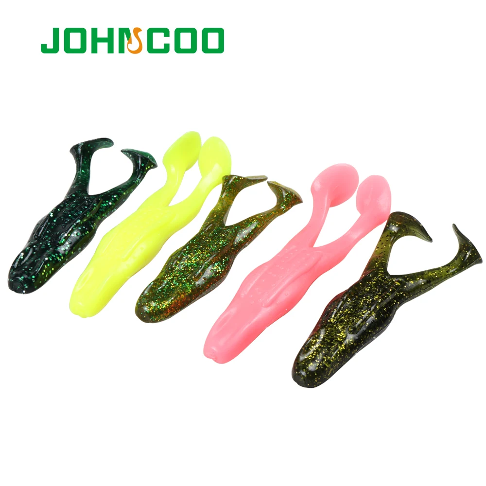 JOHNCOO 3 шт. приманка для рыбы в виде мягкой лягушки рыболовная приманки ловли