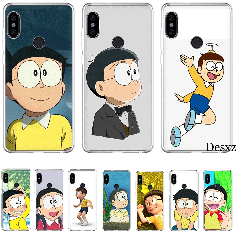 Чехол для мобильного телефона Xiaomi Redmi Note 7 6 5 Pro 4 4X 5A защитный чехол Doraemon A Bear |